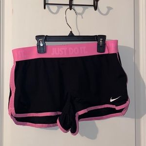 Pink & Black Nike Shorts!
